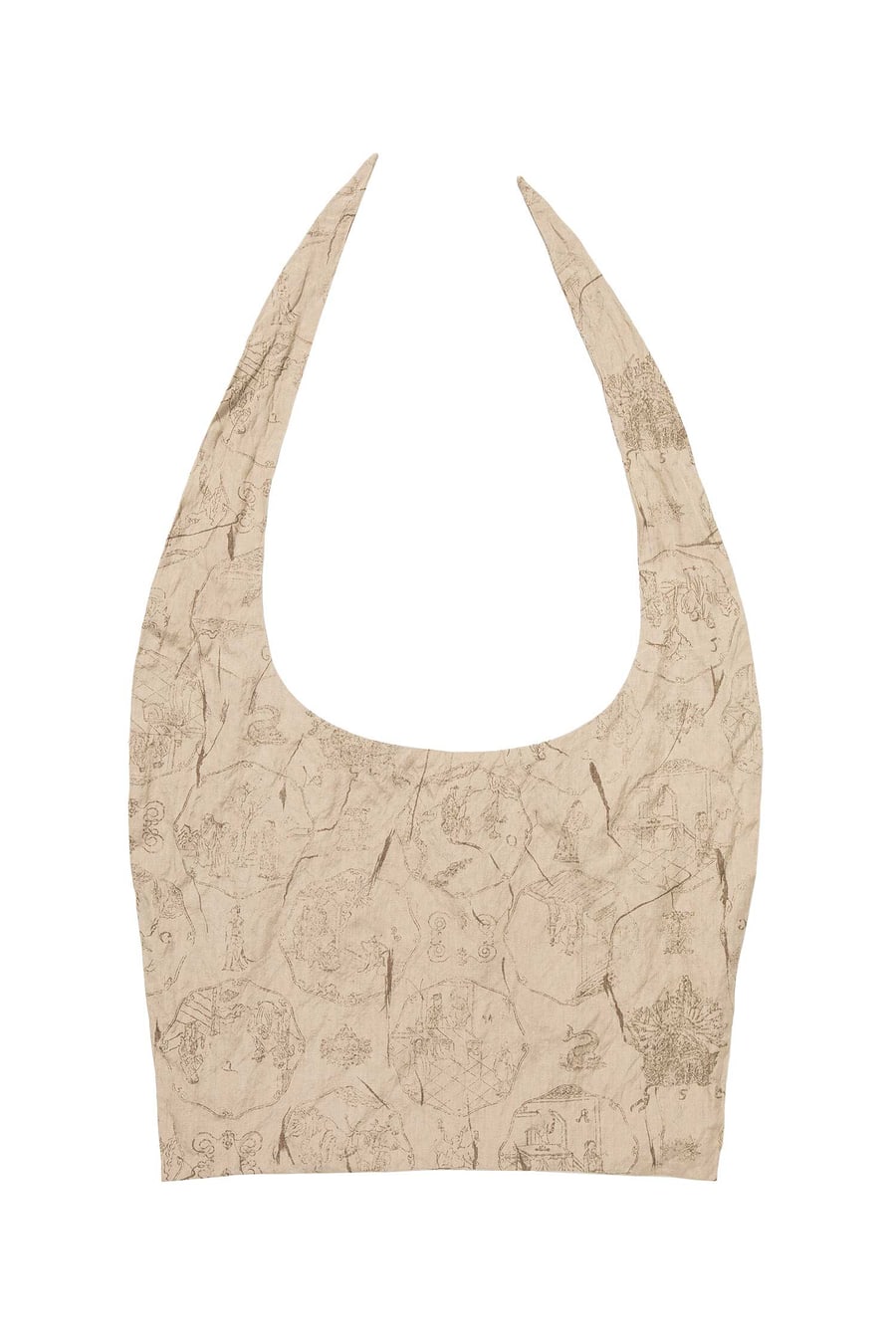 ZIGGY CHEN Digital Print Sailor Scarf