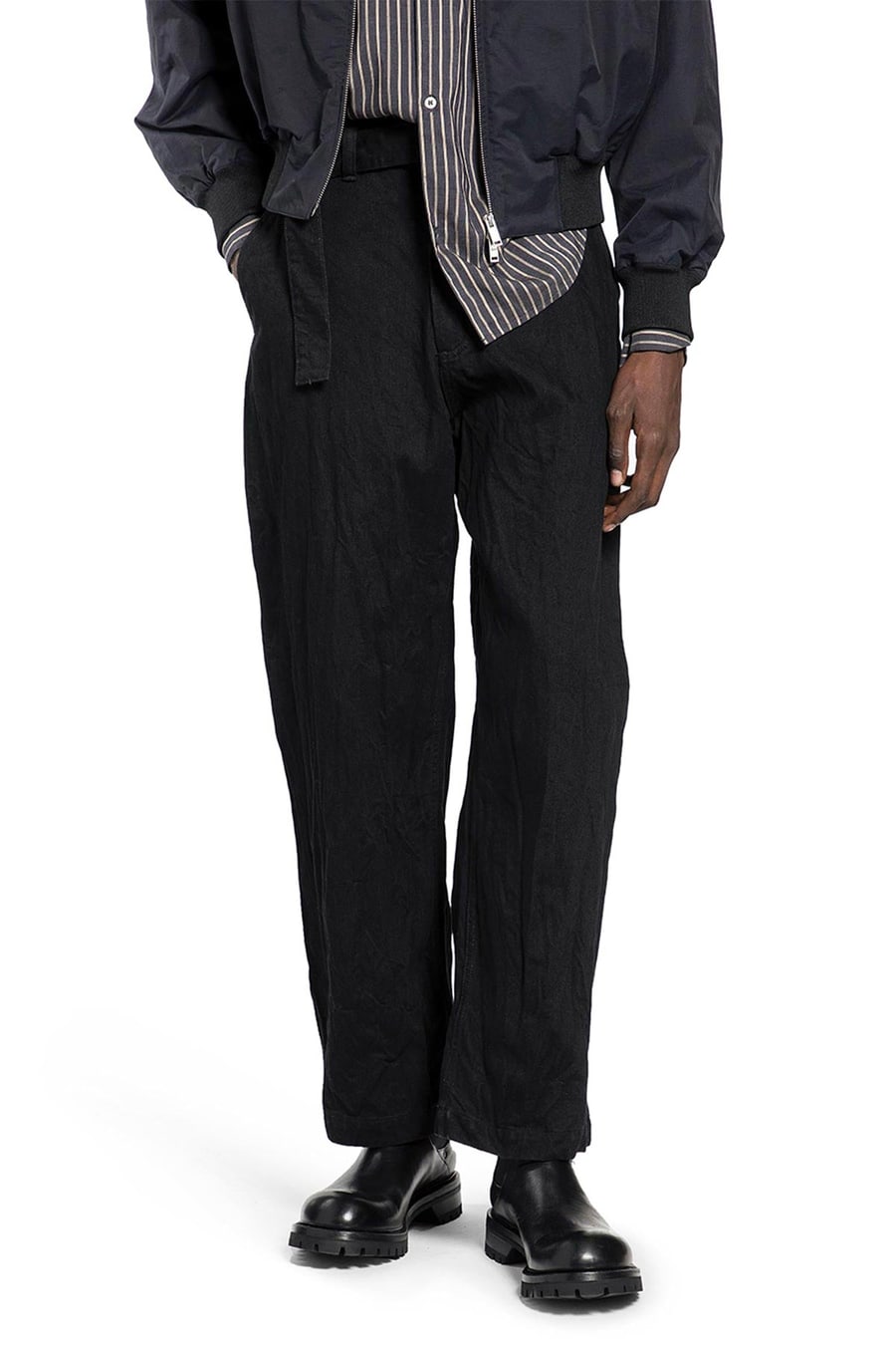 STUDIO NICHOLSON Now Crinkle Jeans
