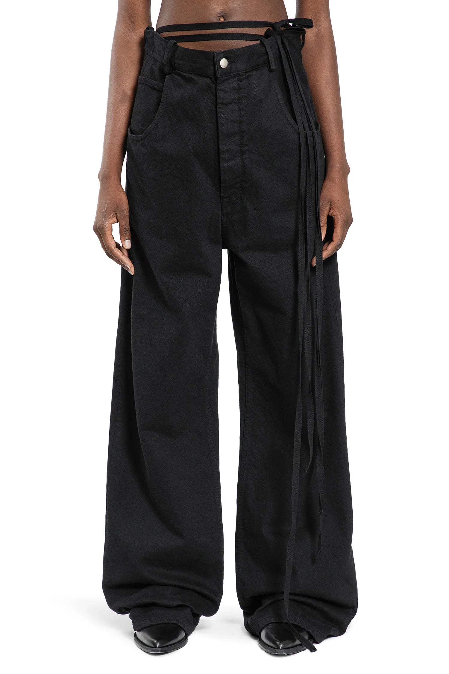 Ann Demeulemeester Kristel 5 Pocket High-Comfort Jeans, view 2