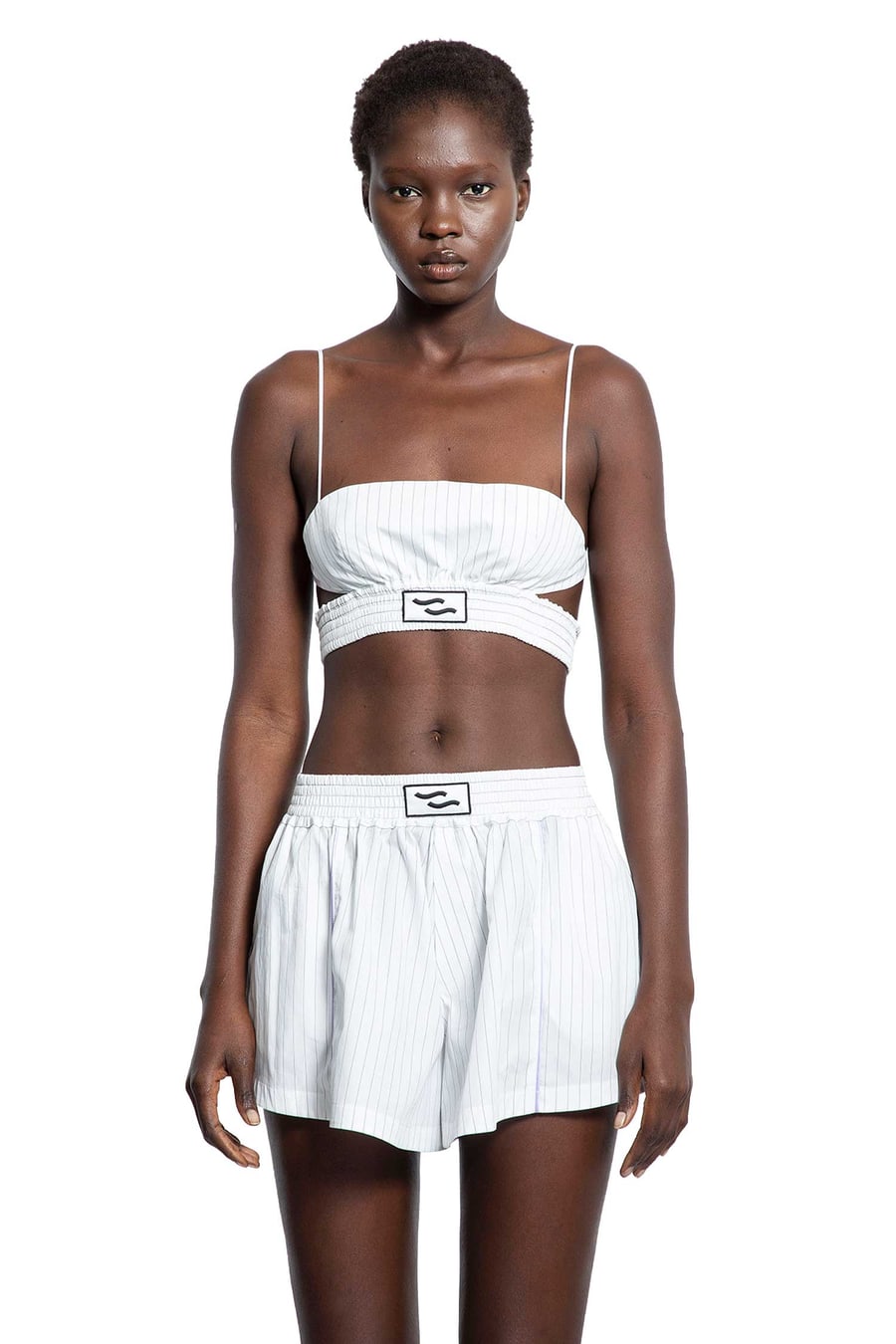 SSHEENA Baseball Stripes Top