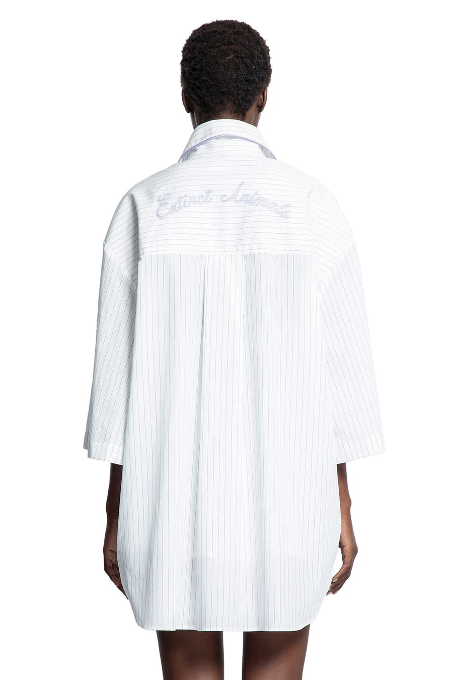 SSHEENA Baseball Stripped Shirt, view 3