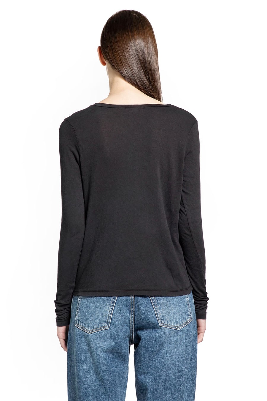 JAMES PERSE Deep V L/S Tee, view 4
