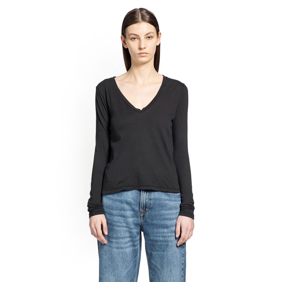 JAMES PERSE Deep V L/S Tee, view 6