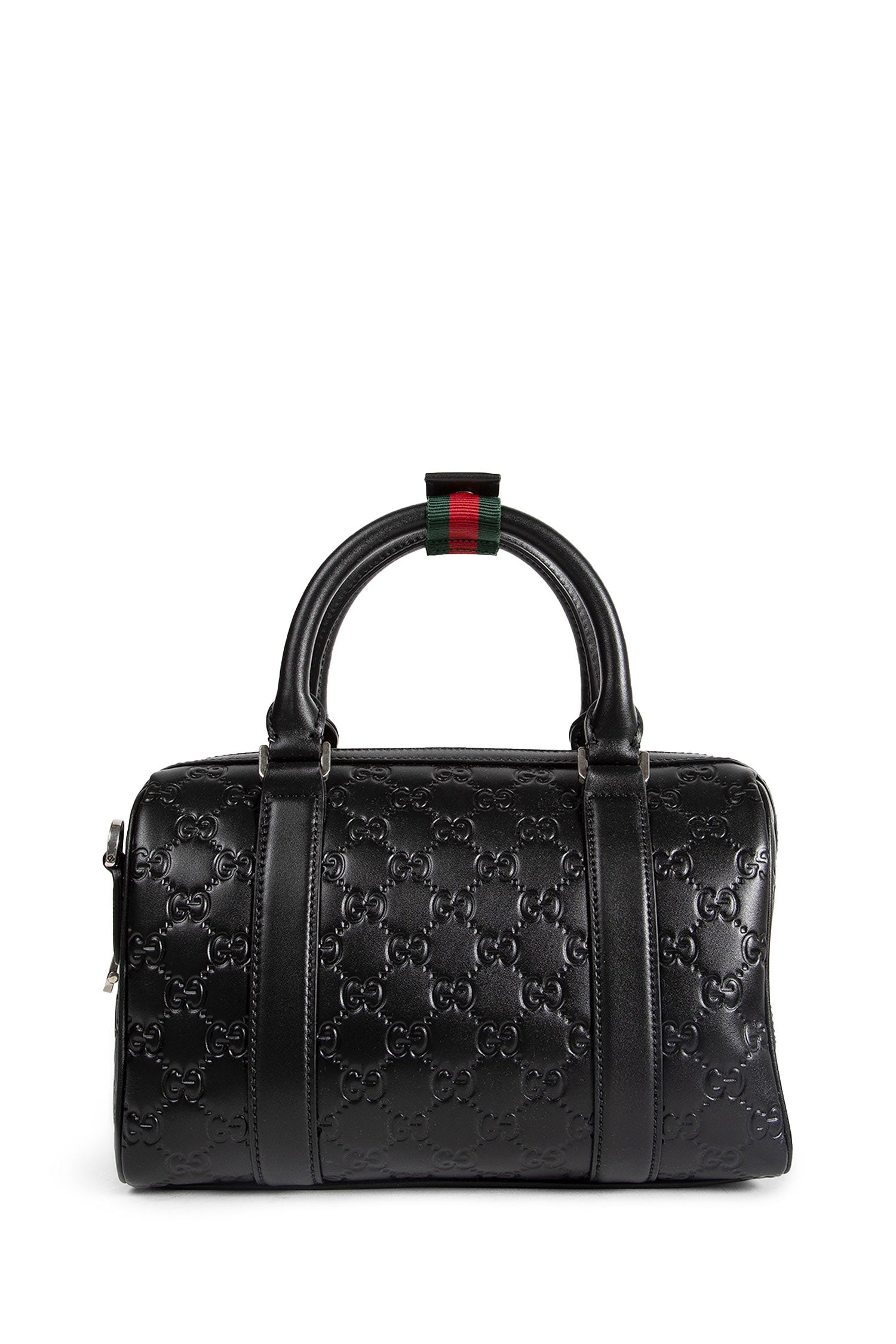 Gucci GG Emblem Small Leather Duffle Bag