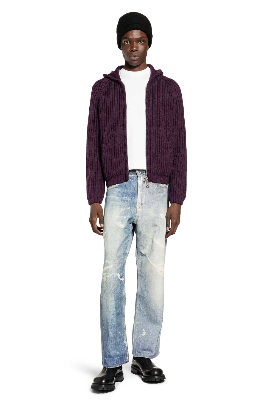 Our Legacy Digital Denim Print Third Cut Jeans, view 5