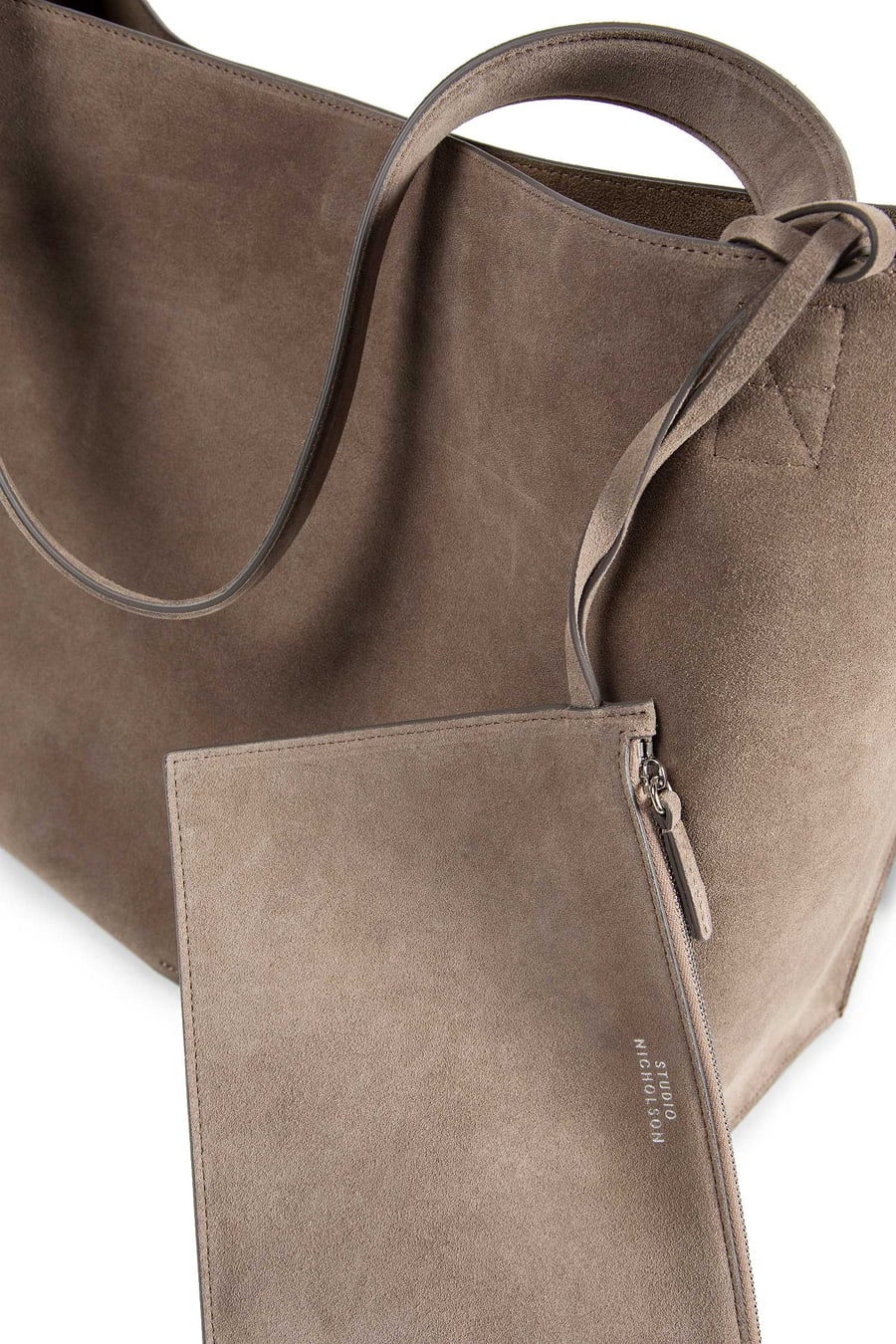 STUDIO NICHOLSON Doublet Suede Tote Bag, view 4