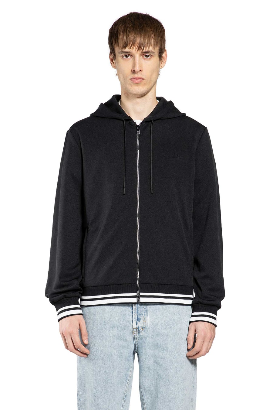 Gucci Technical Jersey Zip-Up hoodie