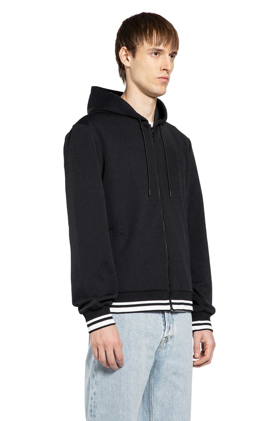 Gucci Technical Jersey Zip-Up hoodie, view 2