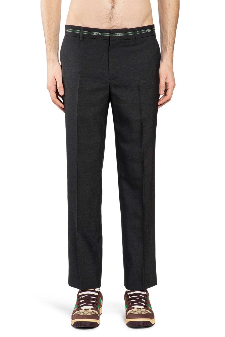 Gucci Wool Straight Leg Pants, view 2