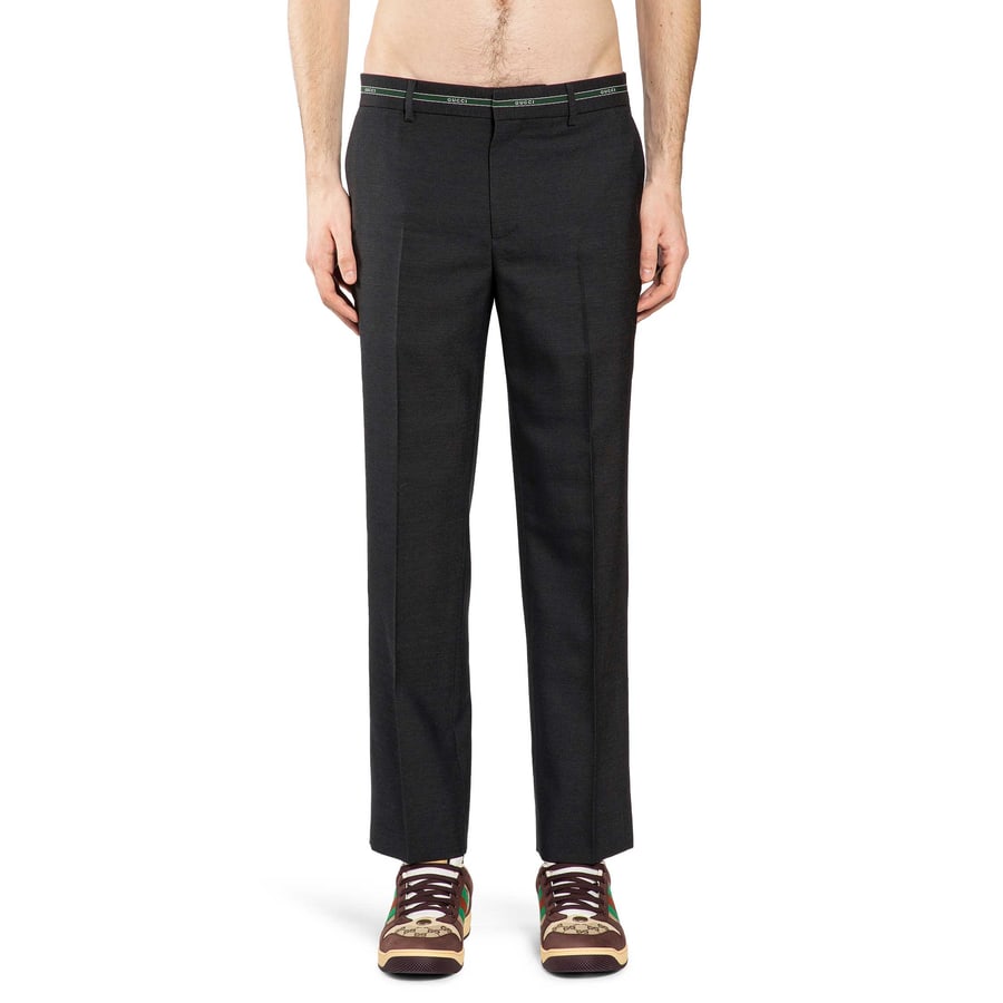Gucci Wool Straight Leg Pants, view 7