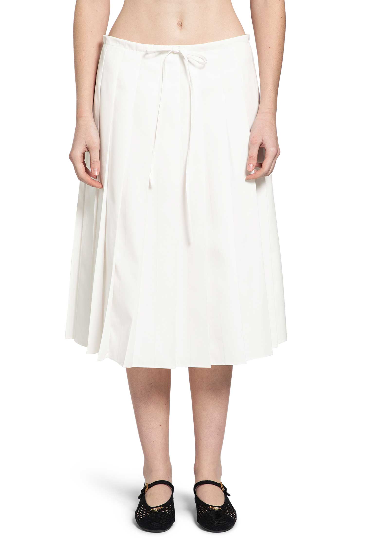 Prada Pleated Midi Skirt, view 2