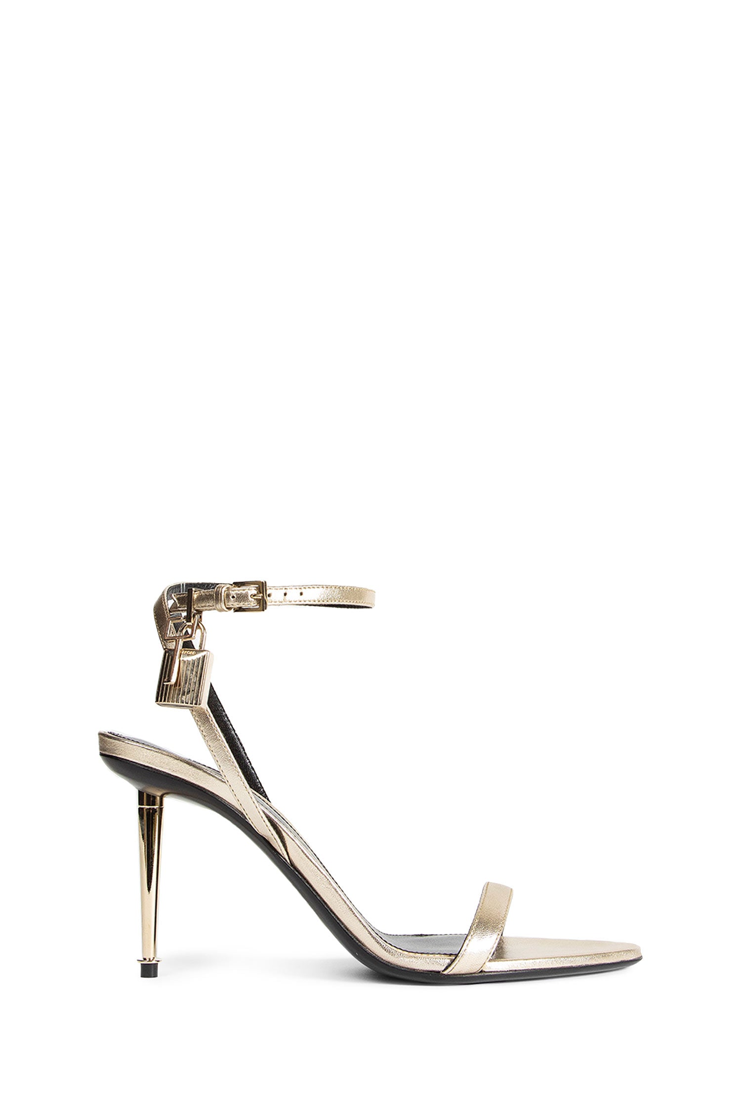 Tom Ford Laminated Nappa Pointy Naket Sandal