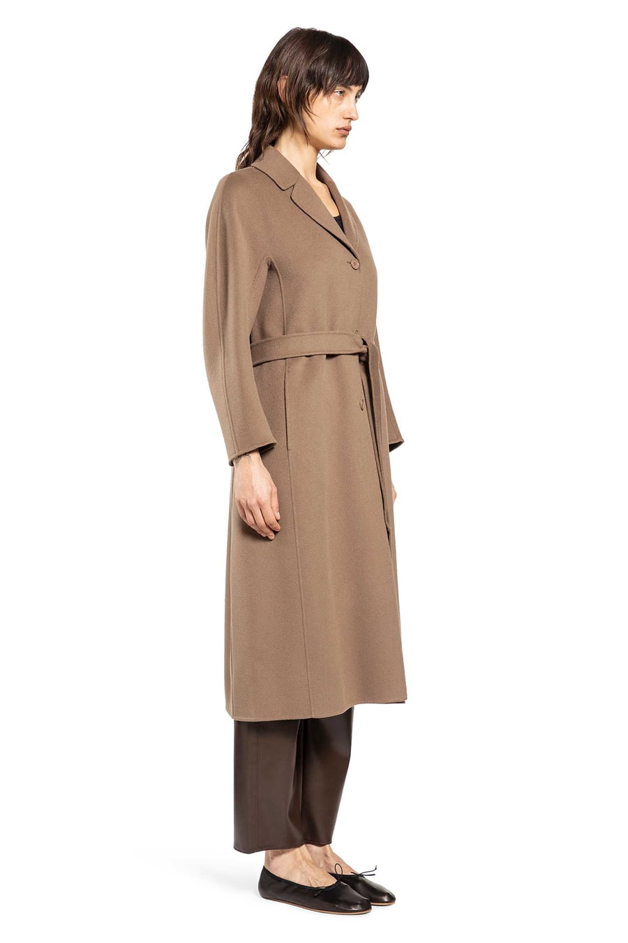 'S Max Mara Flared Wool Coat, view 3