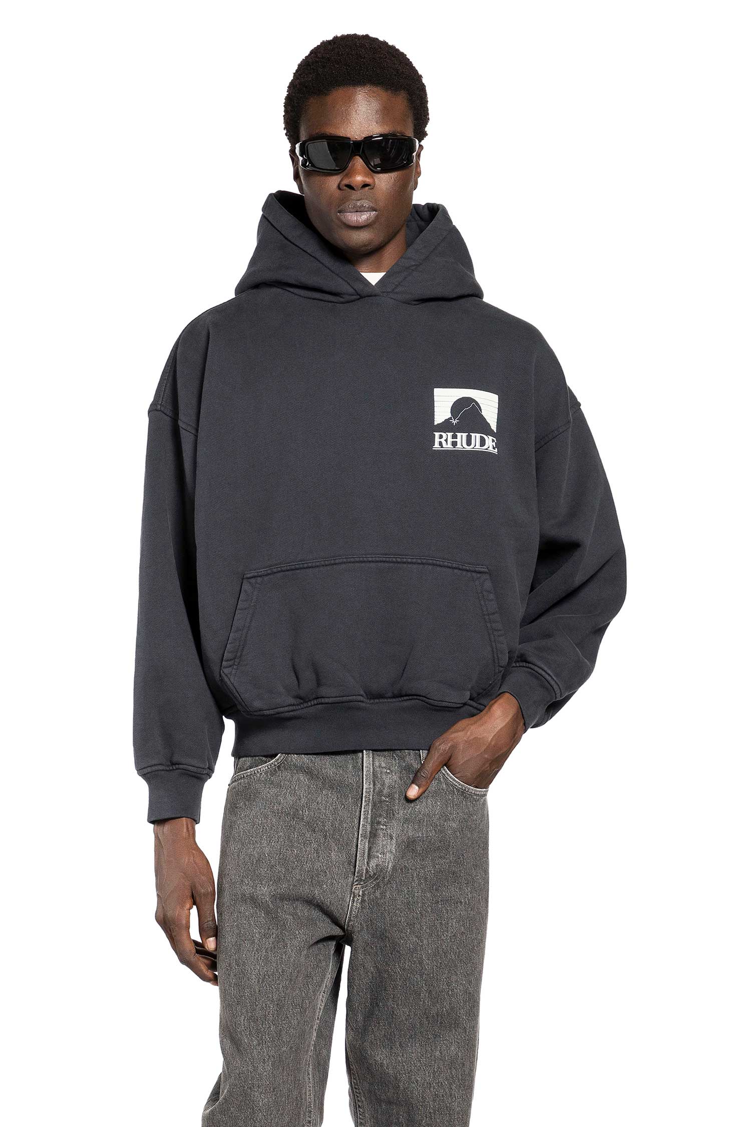 RHUDE Rhude Moonlight Zip-Up Hoodie