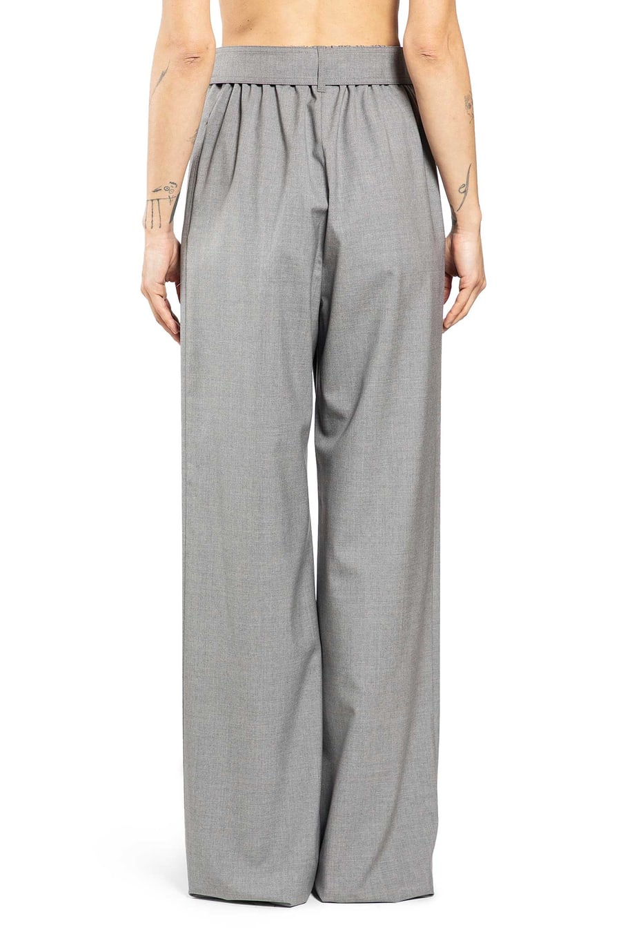 Max Mara Stretch Wool Cloth Trousers, view 4