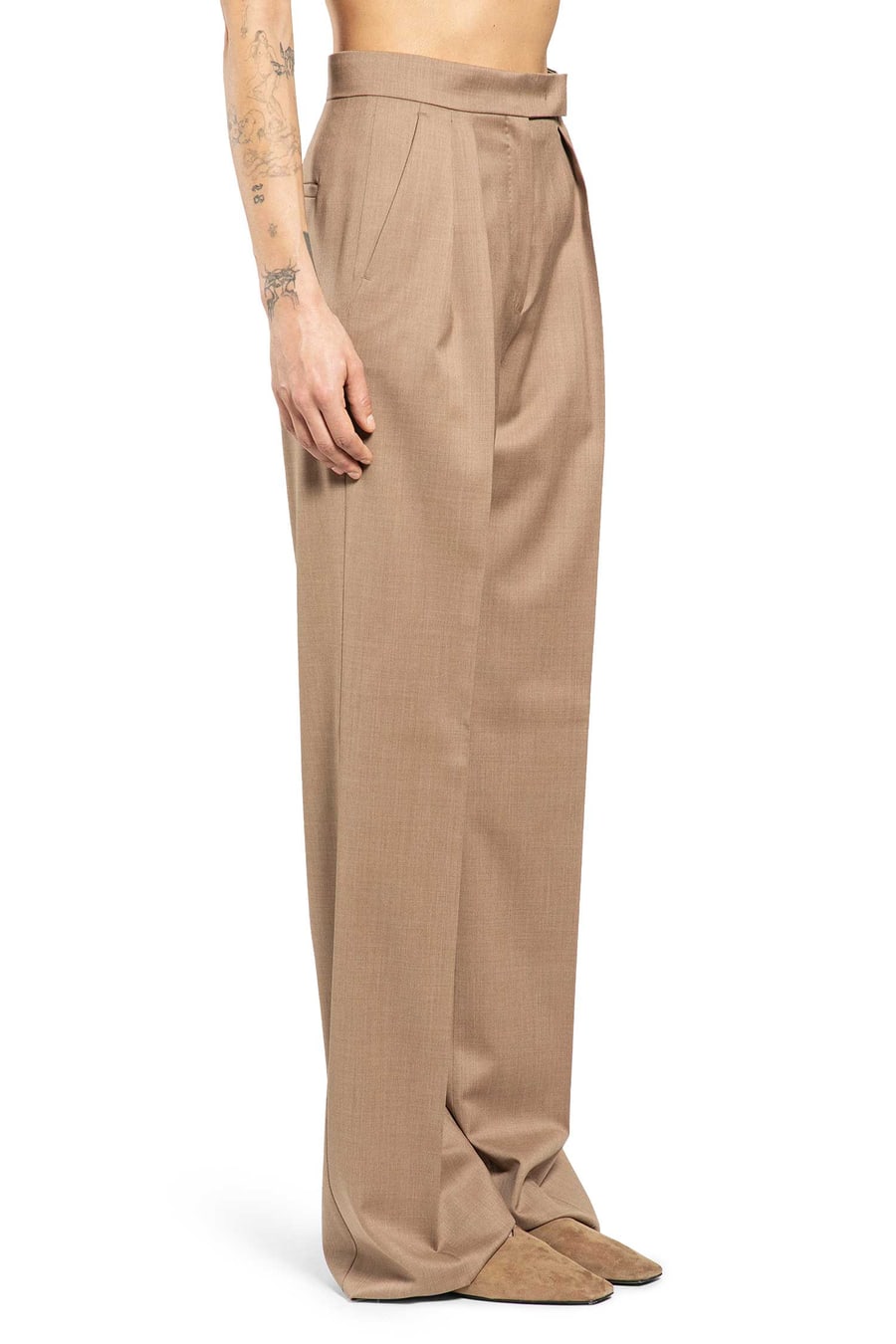 Max Mara Wool Twill Trousers, view 3