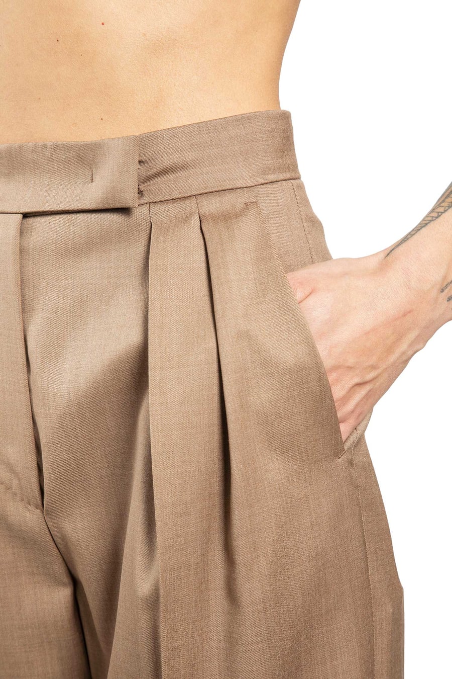 Max Mara Wool Twill Trousers, view 5