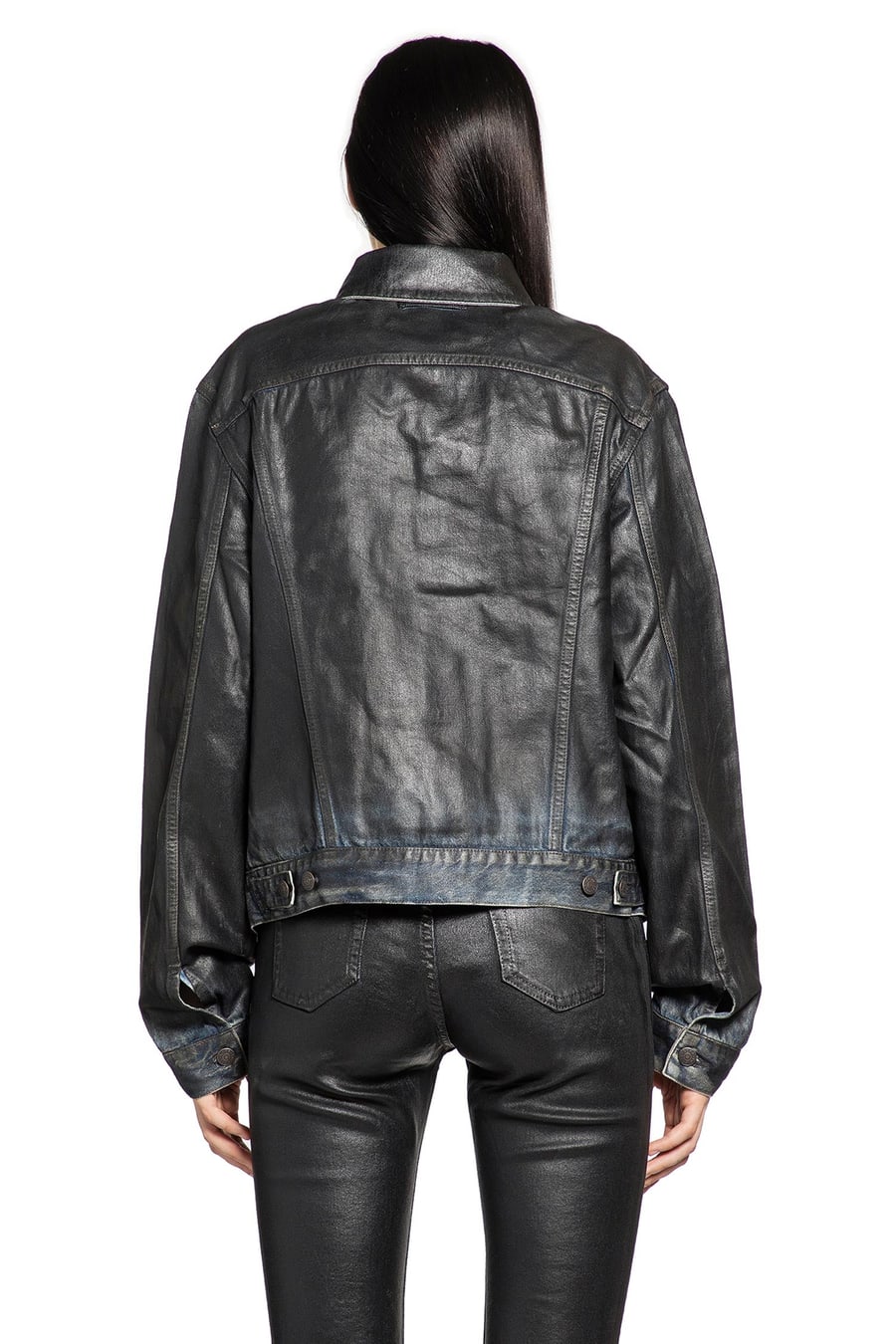 ACNE STUDIOS Coated Denim Jacket, view 4
