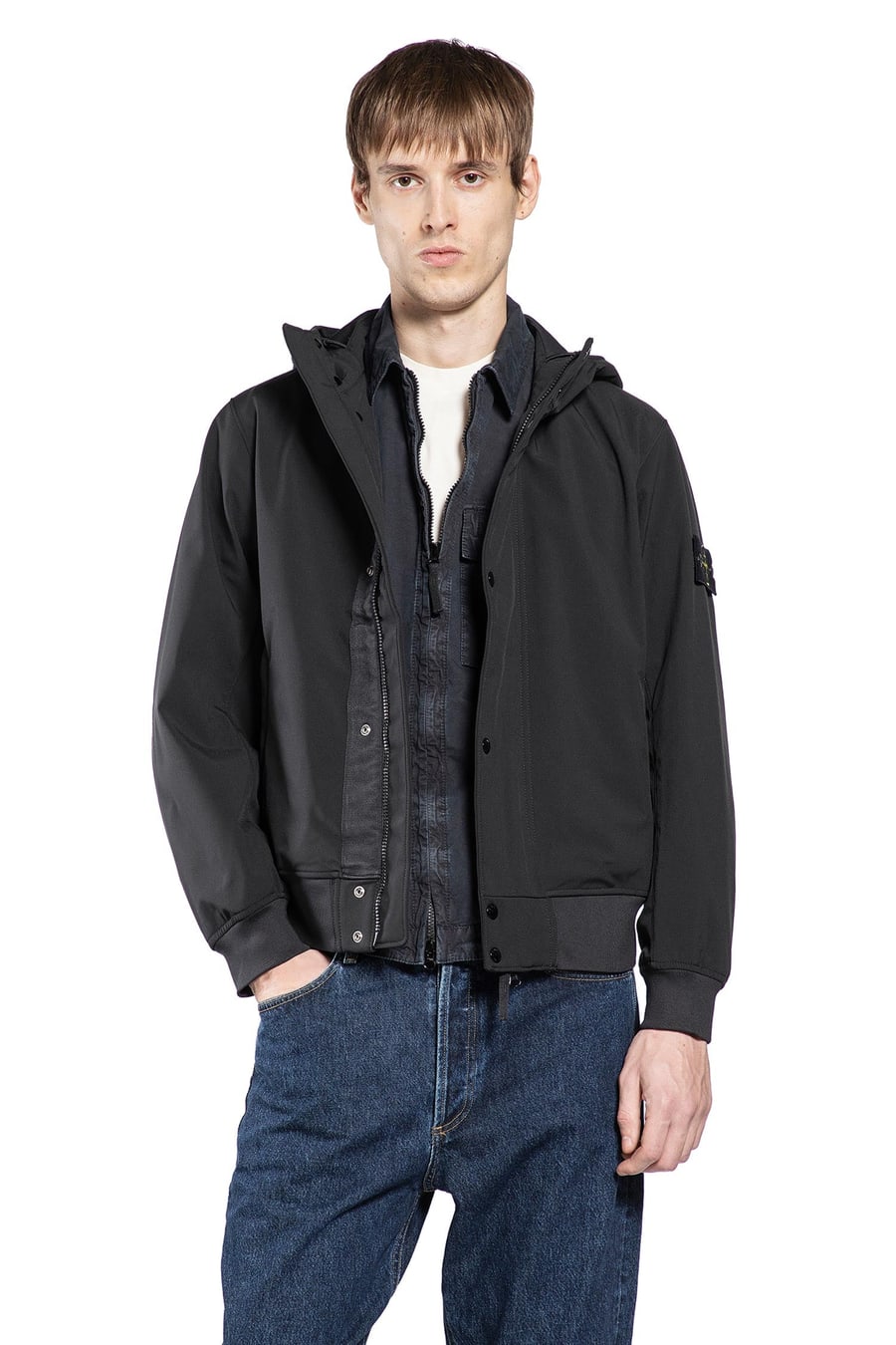 Stone Island 4100108 Light Soft Shell-R Jacket
