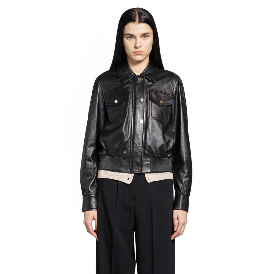 Max Mara Biada Leather Jacket, view 7