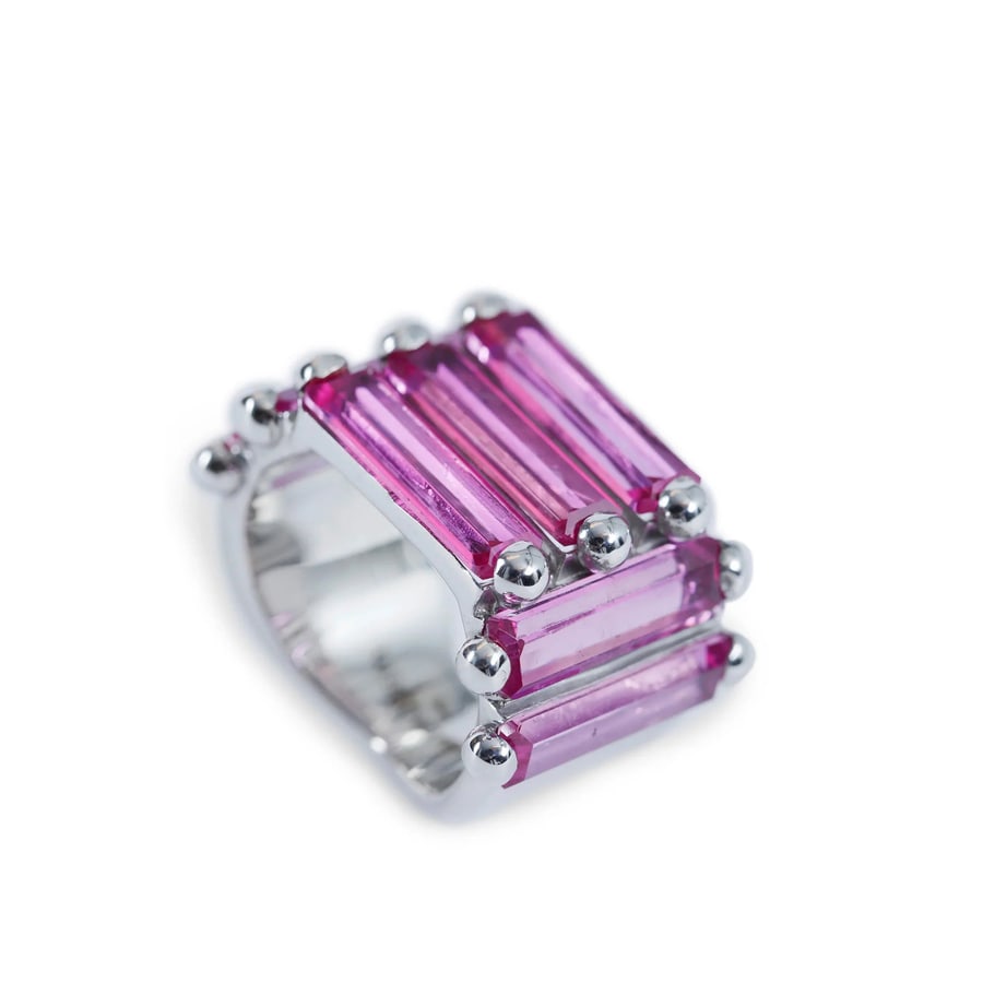 ALAN CROCETTI Crystallised Armour Ring, view 6