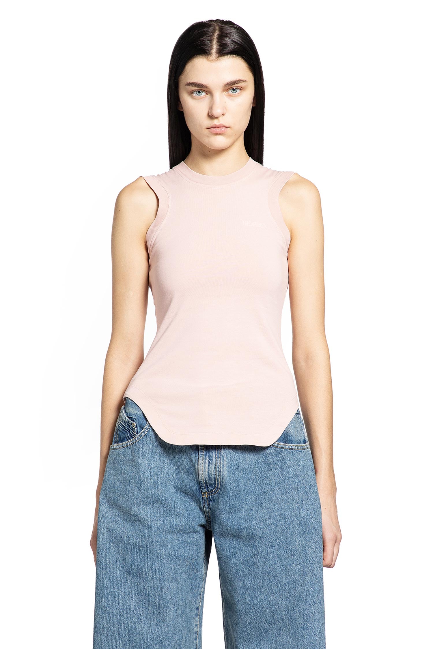 The Attico Light Jersey Tank Top, view 2