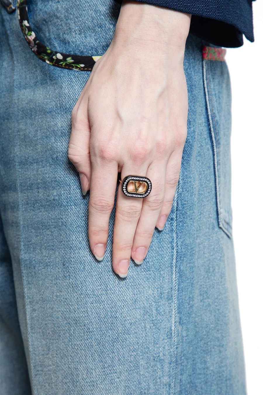VALENTINO Ovalette ring, view 4