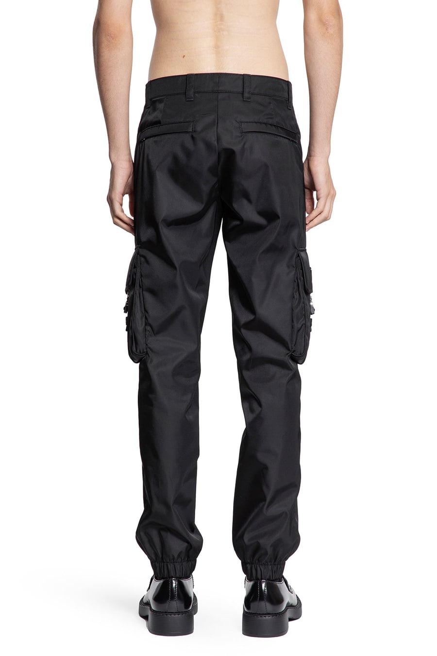 Prada Re-Nylon Cargo Trousers, view 4