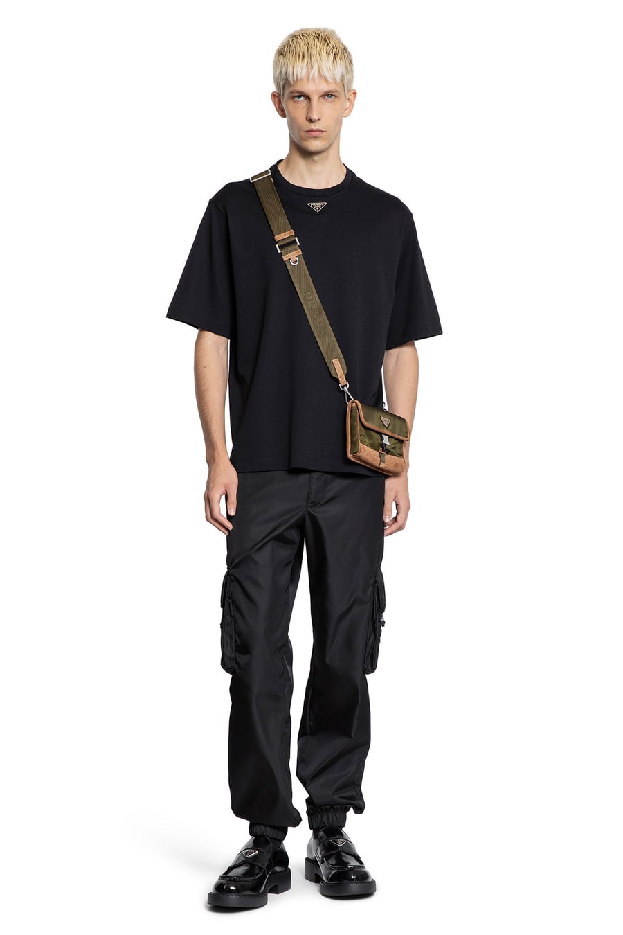 Prada Re-Nylon Cargo Trousers, view 5