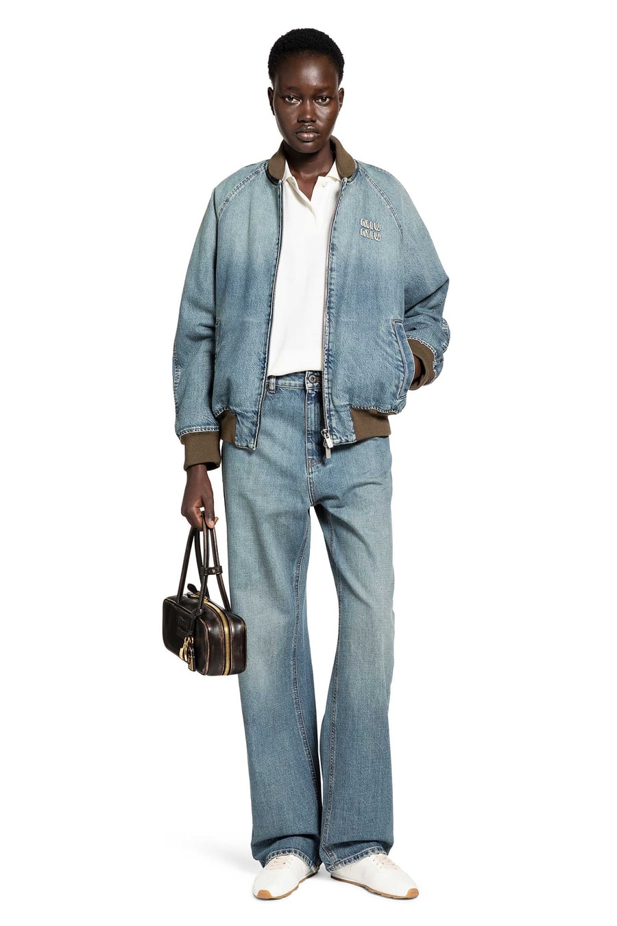 Miu Miu Denim Trousers, view 6