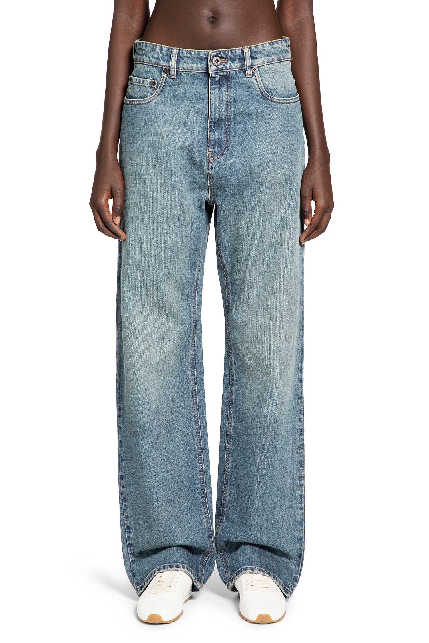 Miu Miu Denim Trousers, view 2