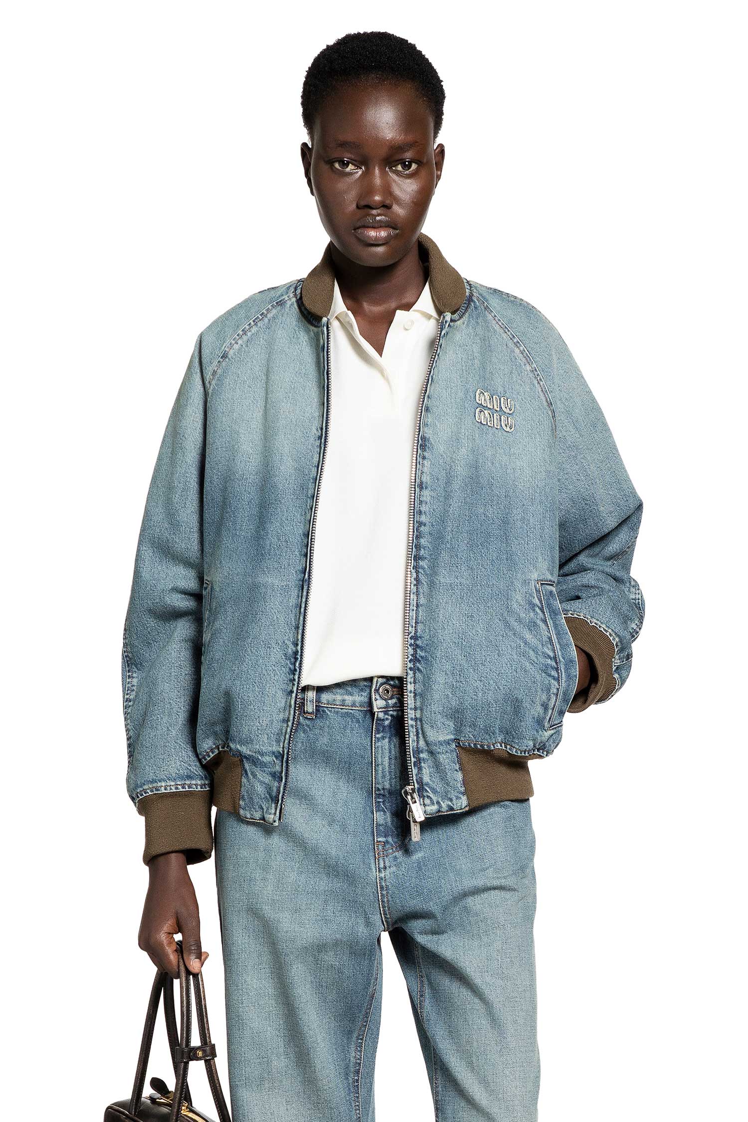 Miu Miu Denim Bomber