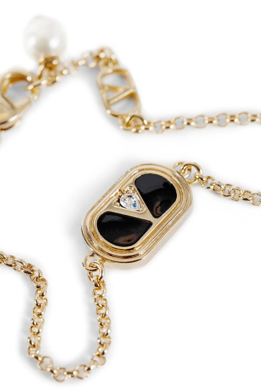 VALENTINO Enamelled vlogo bracelet, view 2