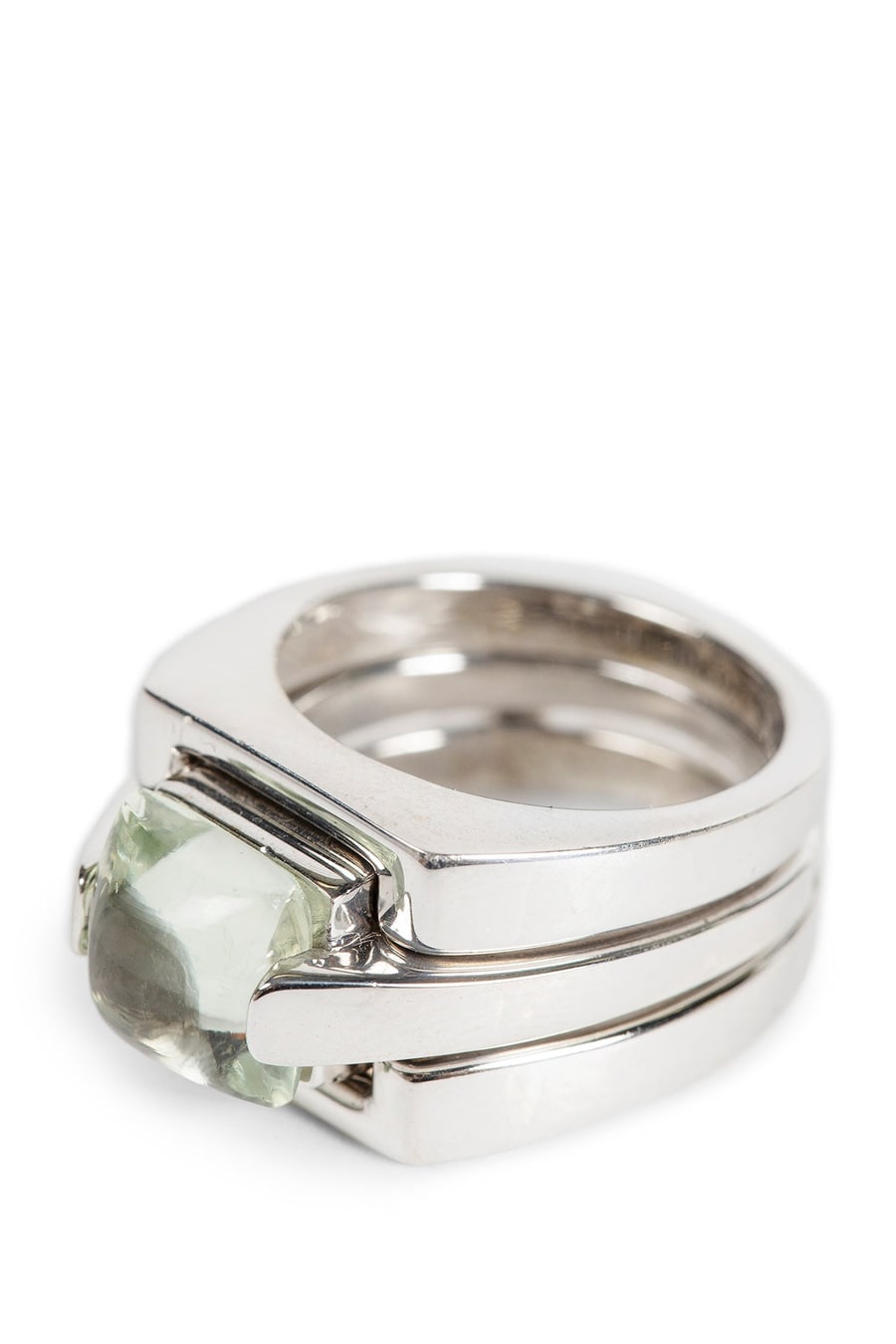 ALAN CROCETTI Puzzle Ring Green Amethyst, view 3