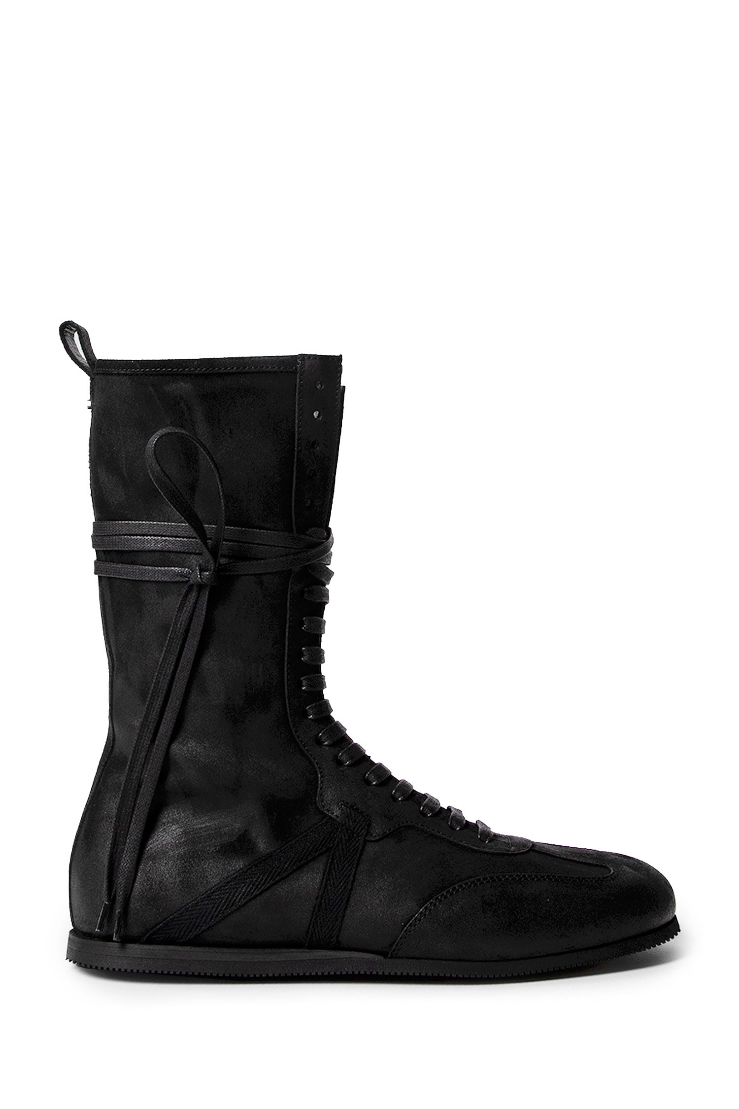 Ann Demeulemeester Fides Soft High-Top Boxing Sneakers