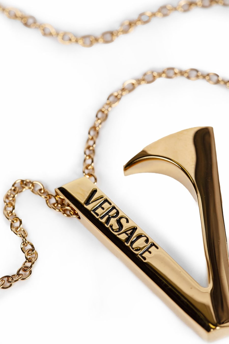 Versace V Pendant Necklace, view 3
