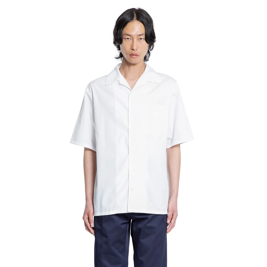 Prada Cotton Bowling Shirt, view 6