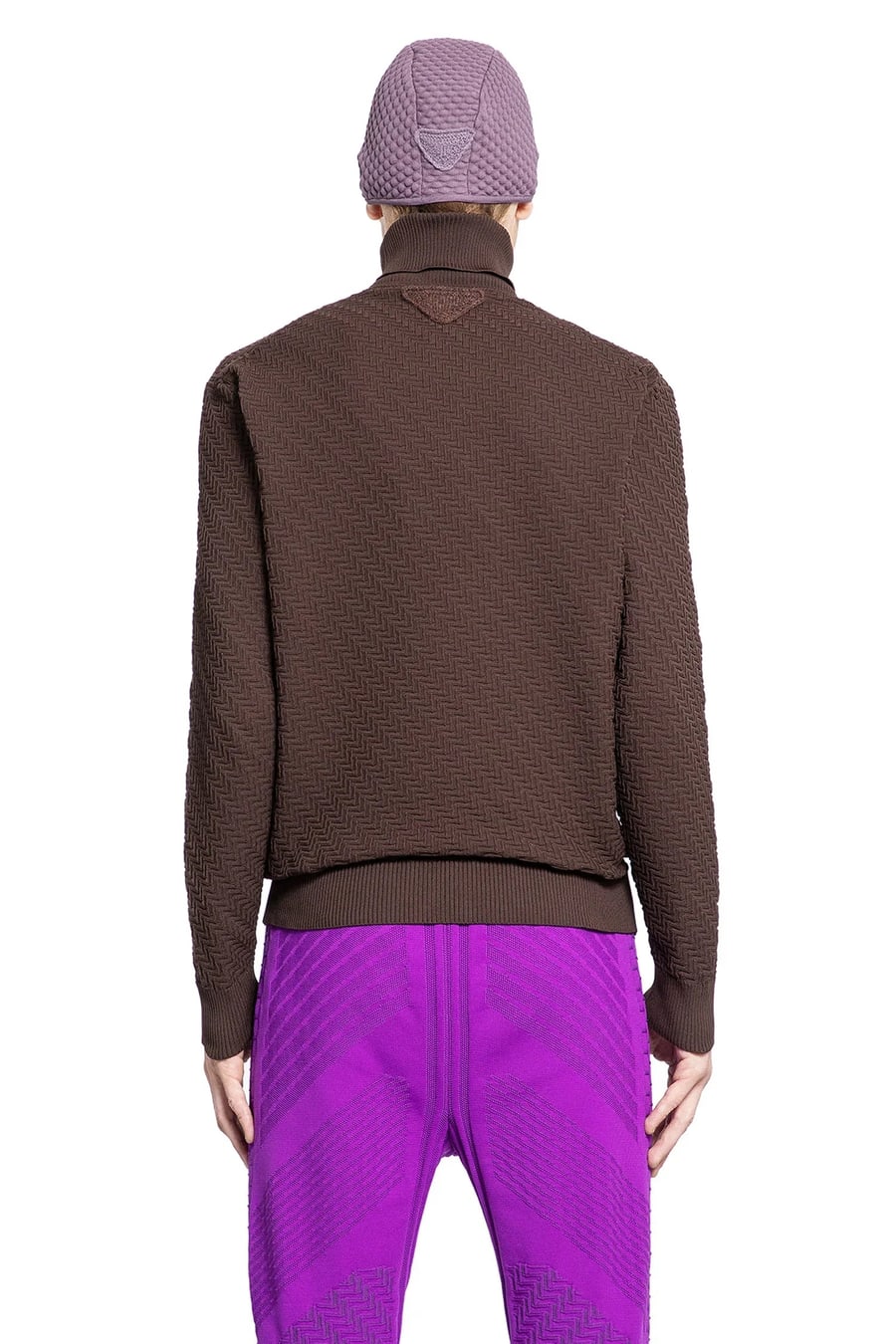 Prada Jacquard knit sweater, view 3