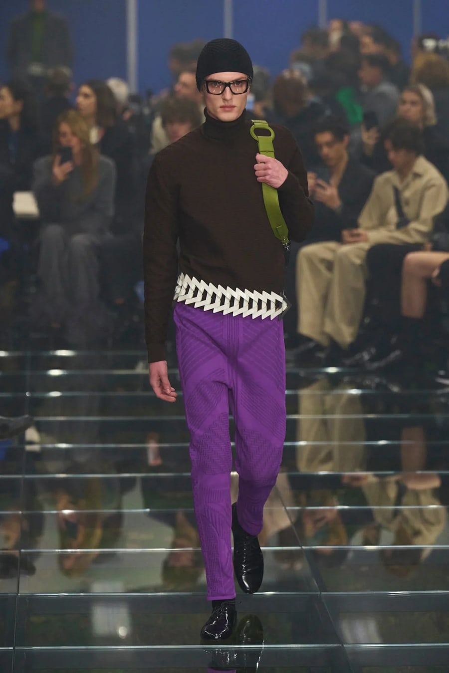Prada Jacquard knit sweater, view 5