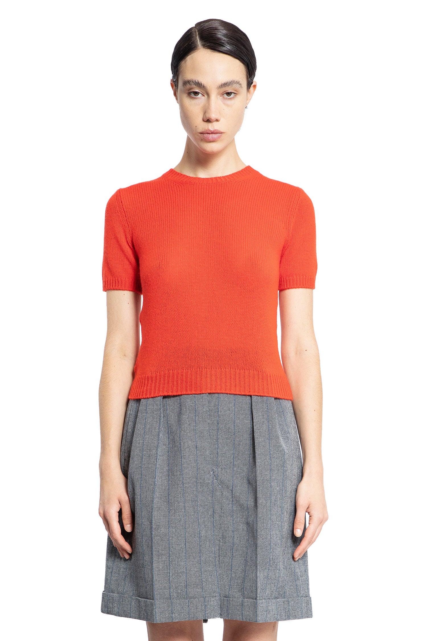 Prada Short Sleeve Cashmere Sweater, view 2