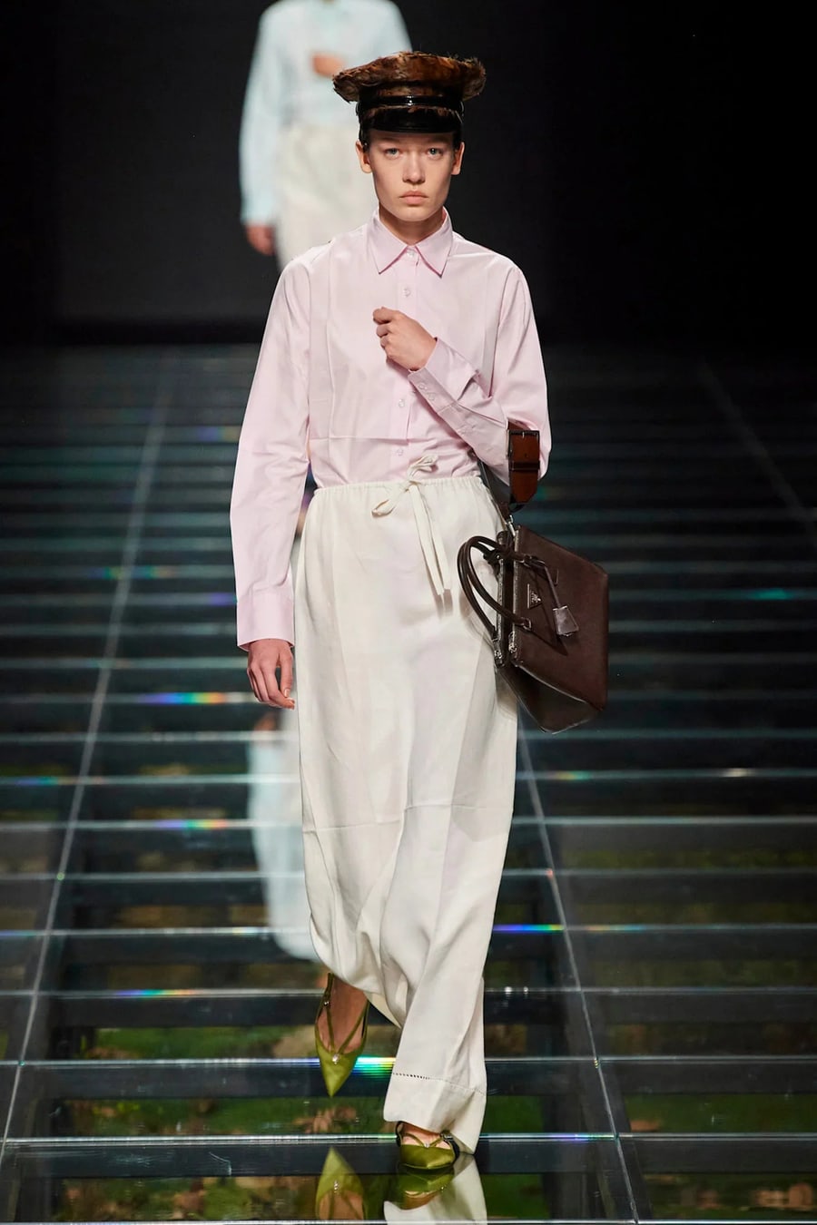 Prada Oxford Cotton Shirt, view 7