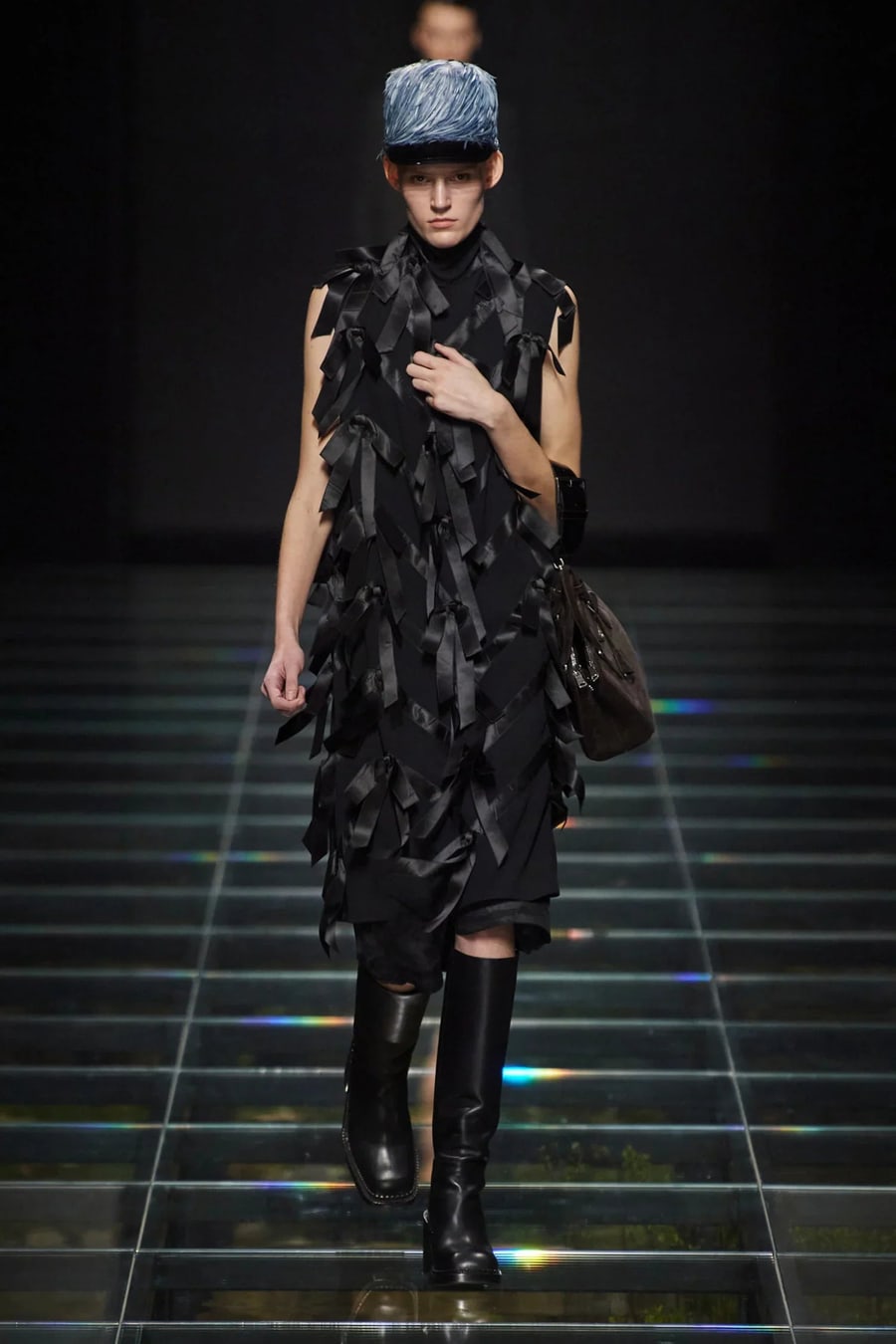 Prada Sablé Dress with Bows, view 5