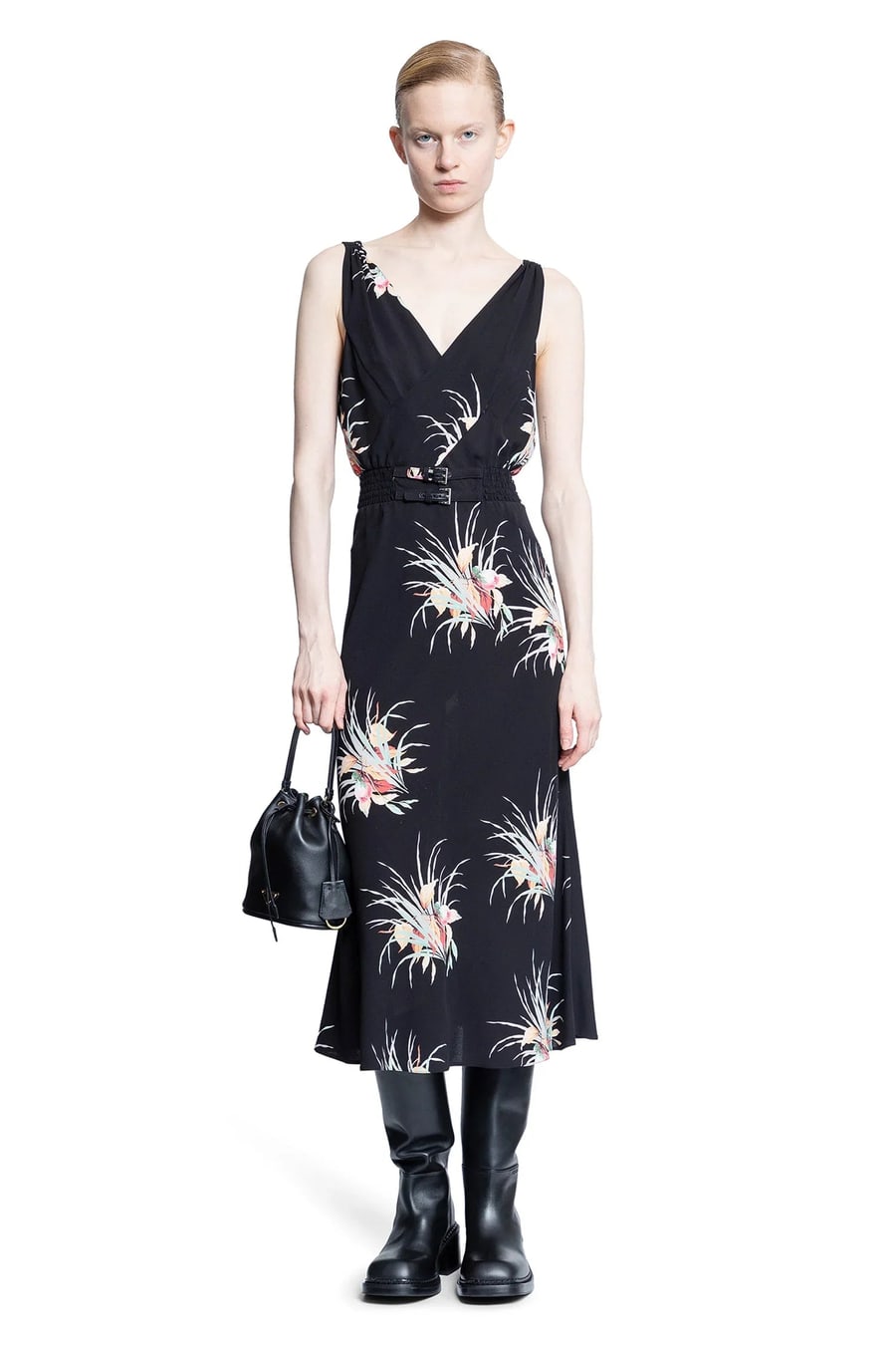 Prada Printed Sablé Dress
