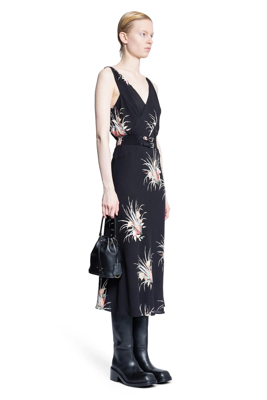 Prada Printed Sablé Dress, view 2
