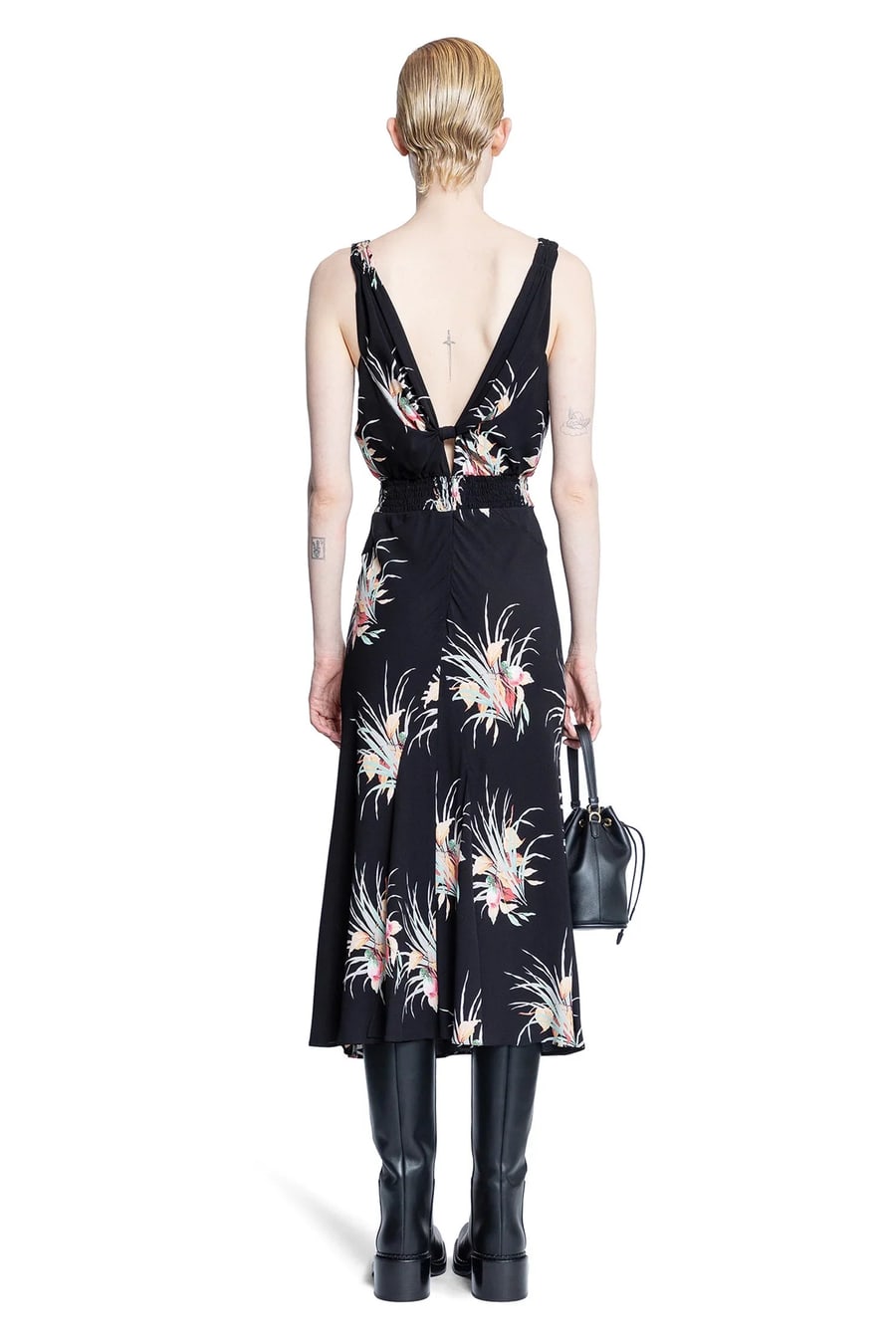 Prada Printed Sablé Dress, view 3