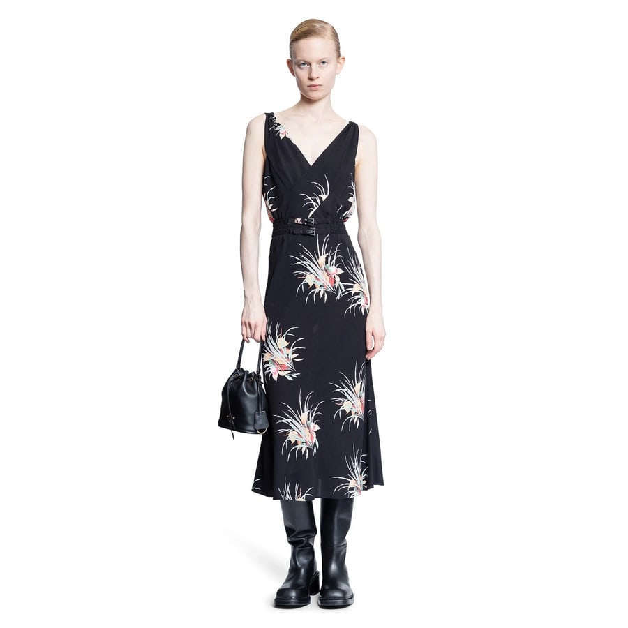 Prada Printed Sablé Dress, view 4