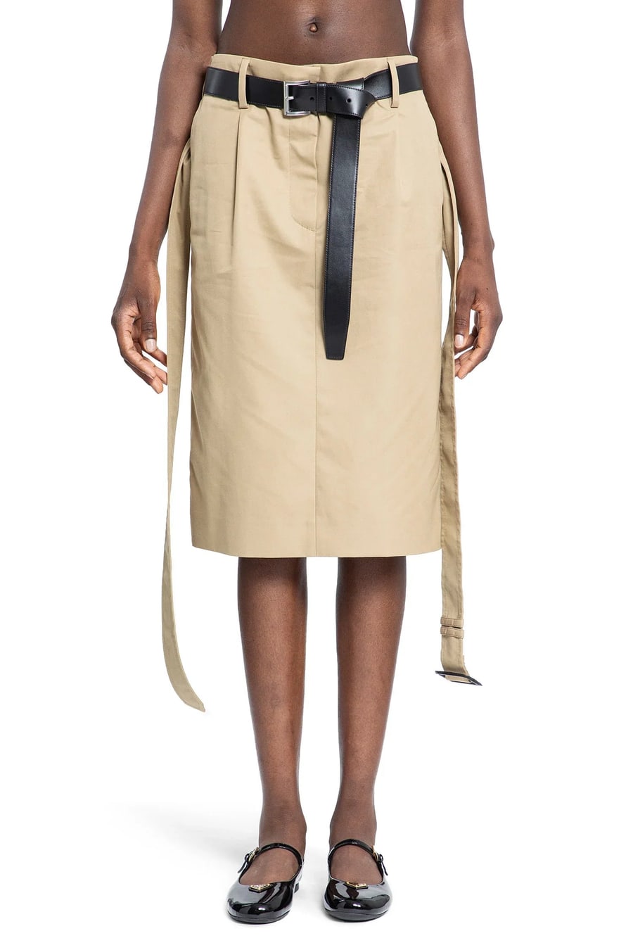 Prada Cotton twill skirt, view 2