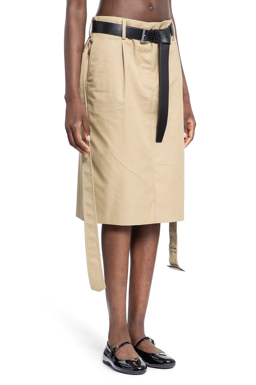 Prada Cotton twill skirt, view 3