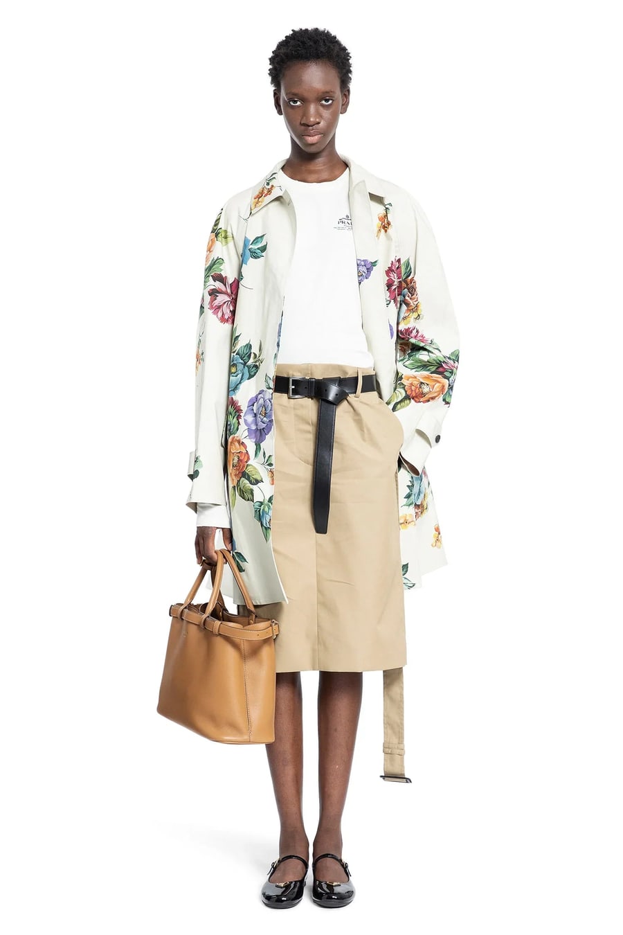 Prada Cotton twill skirt, view 5