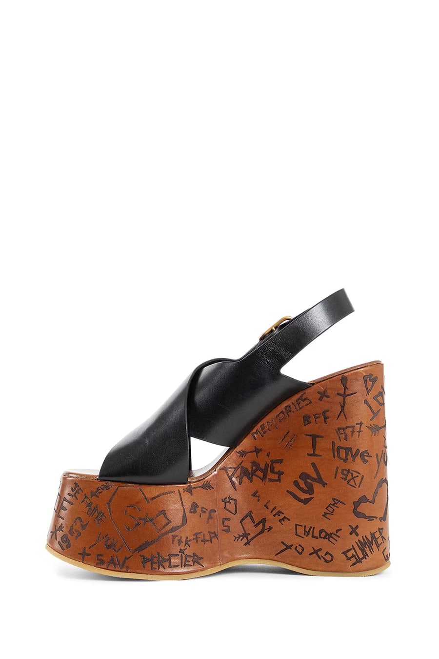 Chloé Maxime Wedge Sandals, view 4